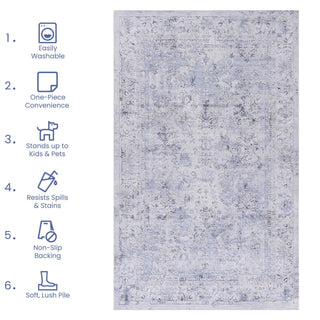 Maval - Area Rug, Washable