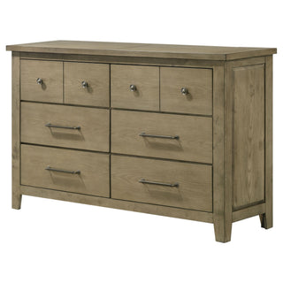 Pelton - 6 Drawer Dresser - Oak