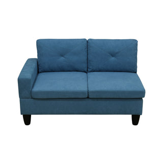 Modular L - Shaped Sectional Sofa 6 Seater 4 Piece Couch With Chaise