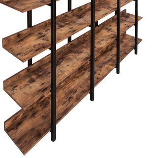 Vintage Industrial 5 Tier Bookcase