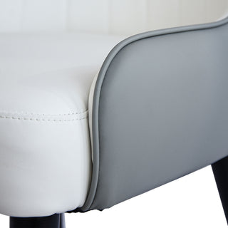 Modern Sponge-Filled Dining Chair, Solid Wood Metal Legs, Suitable For Restaurants, Living Rooms And Rooms (Set of 2)