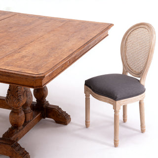 French Country Dining Chairs & Round Back (Set of 2)