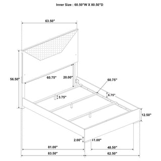 Pierce - Bedroom Set With LED Lighting