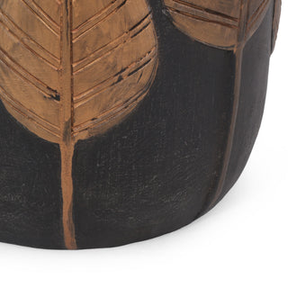Outdoor Lightweight Concrete Side Table - Copper