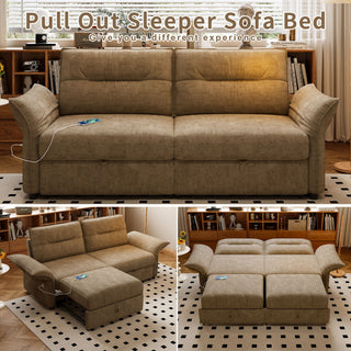 Sofa Bed With Convertible Design, Living Room Furniture