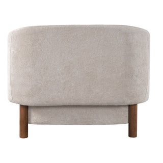 Modern Accent Chair With Recessed Arms And Tight Back