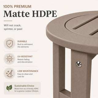 Round Outdoor Side Table