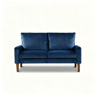 Upholstered Loveseat Sofa, 2 Seater Couch For Living Room Apartment