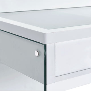 Jacey - Complete Vanity With Lightbulbs - Glossy White