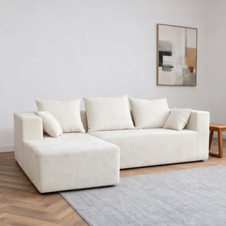 Modular Corner Sofa With Soft Fabric