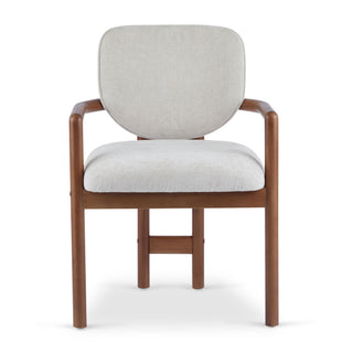 Upholstered Arm Dining Chairs (Set of 2)