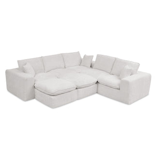 Sectional Sofa With Moveable Ottoman