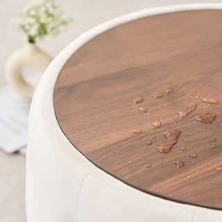 Nesting Ottomans 2 Piece With Tray, 4 In 1 Function