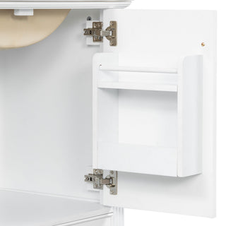 Freestanding Vanity With 1 Drawer & 2 Soft Close Doors With Door Mounted Storage
