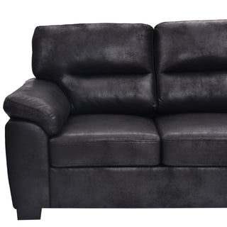 3 Seater Sofa With Padded Armrests And Triangular Leg