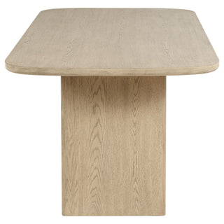 Kimpton - Counter Height Dining Table With Storage Cabinet And Shelves - Beige