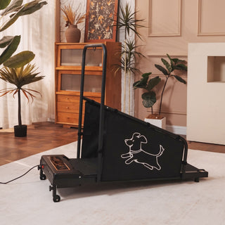 Dog Treadmill For Medium Dogs Running Machine With Non Slip Belt And Remote Control - Black