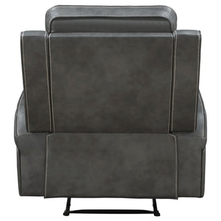 Forrest - Recliner Chair With Tufted Upholstery - Gray