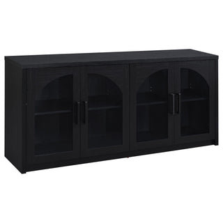 Shayne - 4 Door Sideboard With Arched Doors - Black