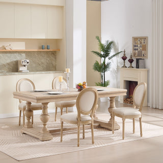 Upholstered With Round Back Dining Chairs (Set of 2)