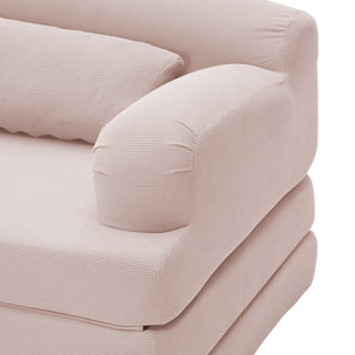 2 Seater Sofa Bed, Compact Foldable Floor Couch