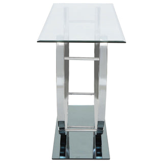 Garrett - Console Table - Chrome