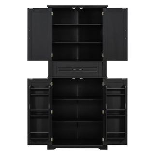 Bathroom Storage Cabinet With Multifunctional Storage Space, Drawer With Slide Rails, Adjustable Shelf