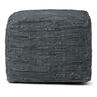 Fredrik - Handcrafted Square Pouf
