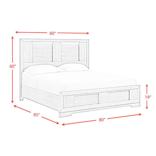 Kelis - Panel Bedroom Set With LED