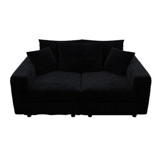 4 Seat Sofa, Modern Comfy Upholstered Sofa Cloud Couch, Deep Seat Couches With Soft Pillows