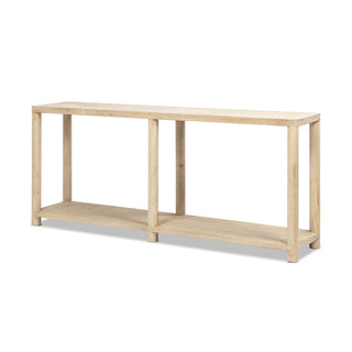 Milo - Console Table With Lower Shelf - Natural