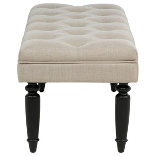 Upholstered Entryway Accent Bench - Beige