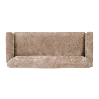 Loveseat Sofa, 2 Seater Couch With Rolled Arms