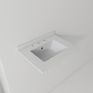 Basin Sink, 0.6" Ultra Thin Profile, Triple Faucet Holes