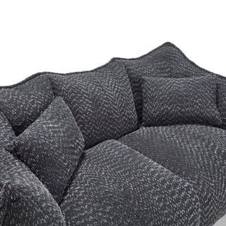 Comfortable Dual Beanbag Chair With High Resilience Foam Core For 2 People