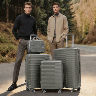 4 Piece Luggage Set, Combination Lock