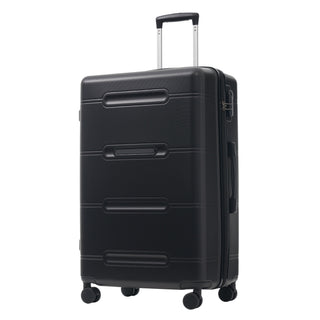 6 Piece Lightweight Hardshell Luggage Set With Double Spinner Wheels, Password Lock