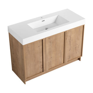 Freestanding Bathroom Vanity With Sink, Soft Close Doors