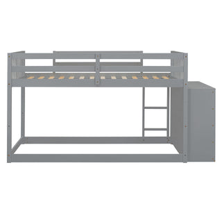 Bunk Bed With 4 Drawers And 3 Shelves