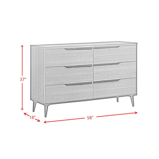 Ernesto - 6-Drawer Dresser With Interlock