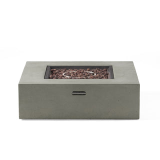 Modern 50, 000 Btu Square Fire Table With Propane Tank