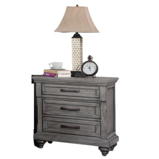 3 Piece Bedroom Set, Bed With 2 Nightstands