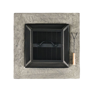 Outdoor Wood Bruning Magnesium Oxide Fire Pit With Lid
