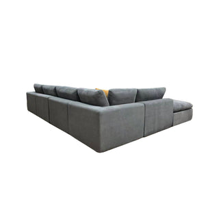 Custom Configuration Modular Sectional & Toss Pillows