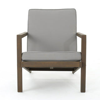 Celestaria - 3 Piece Outdoor Chat Set With Adirondack Chairs, Cushions And Side Table