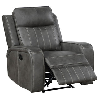 Mckinley - 3 Piece Reclining Sofa Set - Gray