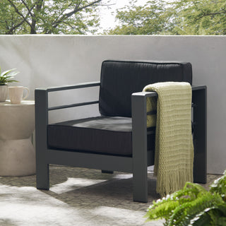 Cape Coral - Club Chair - Dark Gray