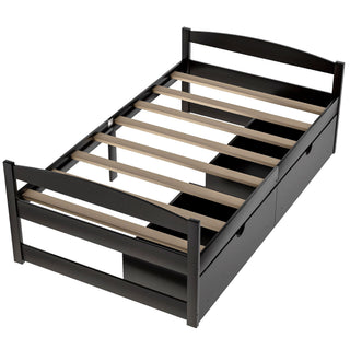 Platform Bed With 2 Drawers