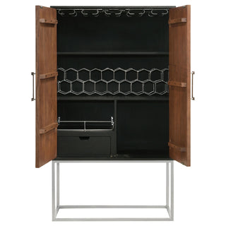 Washoe - 2 Door Bar Cabinet - Walnut