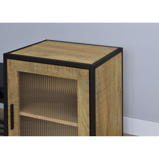 Shoe Storage Entryway Bench With Cabinet - Wood